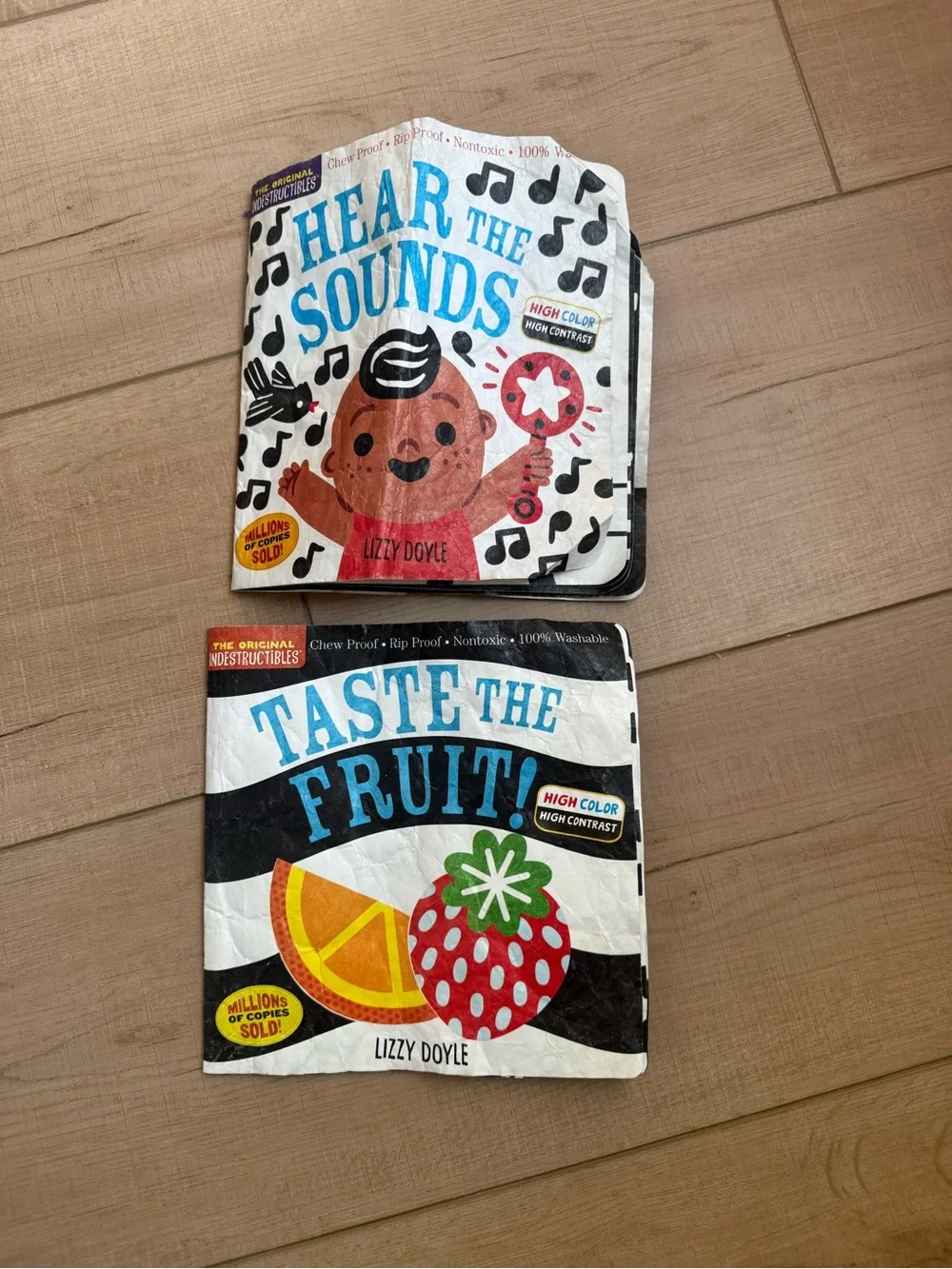 The Original Indestructibles Hear The Sounds & Taste the Fruit books Set